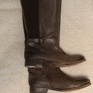 Fry leather boots but gorge detail size 6 and 1/2